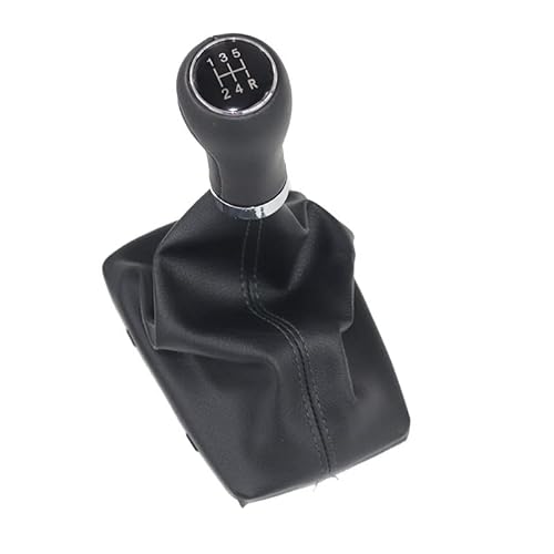 Getriebe Schaltknüppel Für Audi A4 8E B6 B7 2000 2001 2002 2003 2004 2005 2006 2007 2008 5 Gang 6 Geschwindigkeit Auto Styling Zubehör Schaltknauf Automatik Schalthebe (Farbe : R12345 Black line) von yantutu