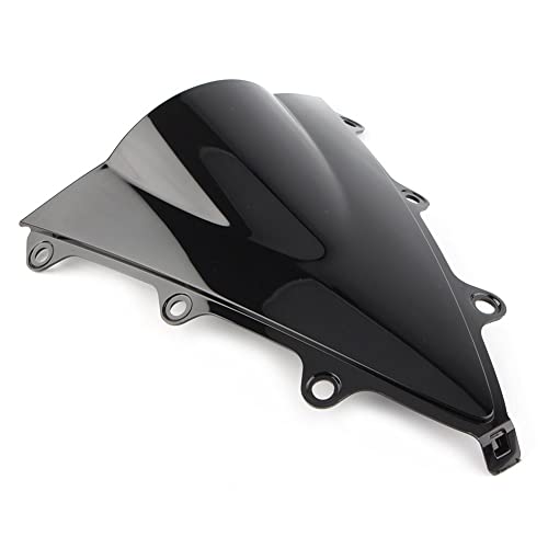 Motorrad Windschild Für CBR 300R 2017 Motorrad Windschutzscheibe Windschutzscheibe Für CBR300R 2014 2015 2016 2017 2018 2019 14 15 16 17 18 19 Double Bubble Spoiler Luftabweiser (Farbe : Schwarz) von yantutu