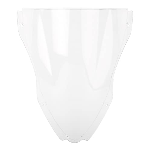 Motorrad Windschild Motorrad Windschutzscheibe Windschutzscheibe Double Bubble für ZX-10R ZX10R 2016 2017 2018 Spoiler Luftabweiser(Klar) von yantutu