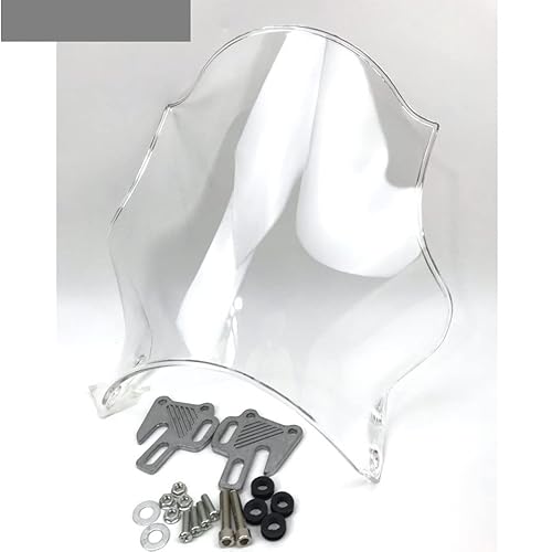 Motorrad Windschild Windschutzscheibe Windschutz Für Suzuki Für Bandit 600 1200 GS500 GSX1100G VX800 Spoiler Luftabweiser (Farbe : Klar) von yantutu