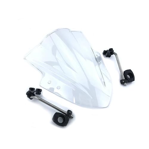 Motorrad Windschild Windschutzscheibe Windschutzscheibe & verstellbare Halterung für Yamaha FZ6 FZ1 FZ8 FZ8N FZ 1 6 8 XJ6 MT125 MT-01 MT 01 07 09 03 10 MT03 MT09 MT07 Spoiler Luftabweiser (Farbe : Kl Motorrad Windschild Windschutzscheibe Windschutzscheibe & verstellbare Halterung für Yamaha FZ6 FZ1 FZ8 FZ8N FZ 1 6 8 XJ6 MT125 MT-01 MT 01 07 09 03 10 MT03 MT09 MT07 Spoiler Luftabweiser (Farbe : Kl von yantutu