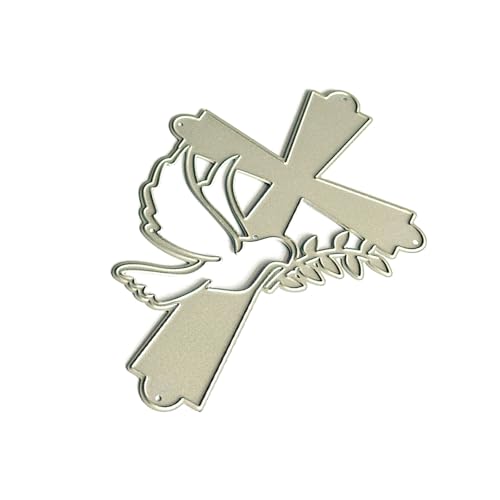 Bird of Peace Stanzschablonen aus Metall, gekreuzte Form, Vogel, dekorative Prägepapier-Stanzform für Kartenherstellung, Scrapbooking Bird of Peace Stanzschablonen aus Metall, gekreuzte Form, Vogel, dekorative Prägepapier-Stanzform für Kartenherstellung, Scrapbooking von yanwuwa