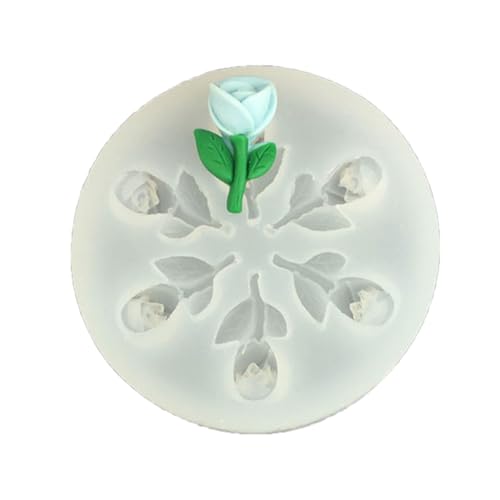 Doppelschichtige Blütenknospen-Silikonform für Harzschmuckherstellung mit Frangipani-Rosen-Tulpen-Design Doppelschichtige Blütenknospen-Silikonform für Harzschmuckherstellung mit Frangipani-Rosen-Tulpen-Design von yanwuwa