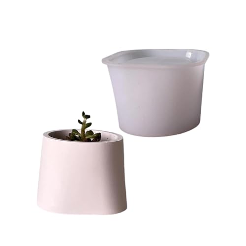 Flexible Silikon-Blumentopf-Form für Pflanzen und wiederverwendbares Design, Kerzenhalter, Aufbewahrungsbehälter, Gießform von yanwuwa
