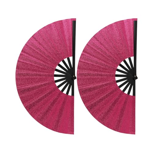 Glitters Faltbarer Handventilator KungFu Ventilator für Konzerte Partys Tragbarkeit Funkelndes Design Fan für Party Essential Glitters Faltbarer Handventilator KungFu Ventilator für Konzerte Partys Tragbarkeit Funkelndes Design Fan für Party Essential von yanwuwa