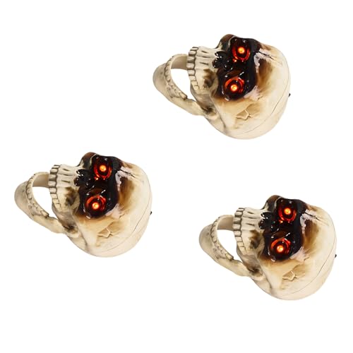Halloween Animatronics Totenkopf Pfähle, gruseliger Totenkopf mit Sound aktiviertes, sprechendes Licht, Auge, animiertes Skelett, hängende Dekorationen, Halloween-Dekorationen mit Bewegungssensoren Halloween Animatronics Totenkopf Pfähle, gruseliger Totenkopf mit Sound aktiviertes, sprechendes Licht, Auge, animiertes Skelett, hängende Dekorationen, Halloween-Dekorationen mit Bewegungssensoren von yanwuwa