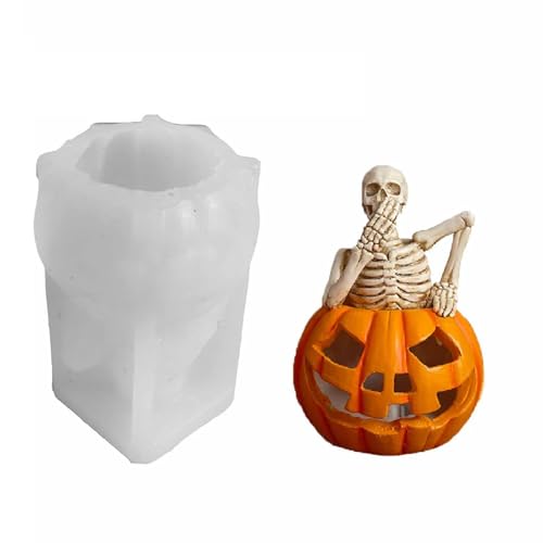 Halloween-Formen, Kürbisse, Gussteile, Epoxidharz, gruselige Skelett-Silikonformen, Pflaster Halloween-Formen, Kürbisse, Gussteile, Epoxidharz, gruselige Skelett-Silikonformen, Pflaster von yanwuwa