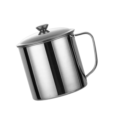 Isolierte Edelstahl-Wasserflasche, einwandig, verdickte Konstruktion, tragbares Trinkgeschirr für Pendler, Camping, Büro, Outdoor, Edelstahl-Wasserbecher von yanwuwa
