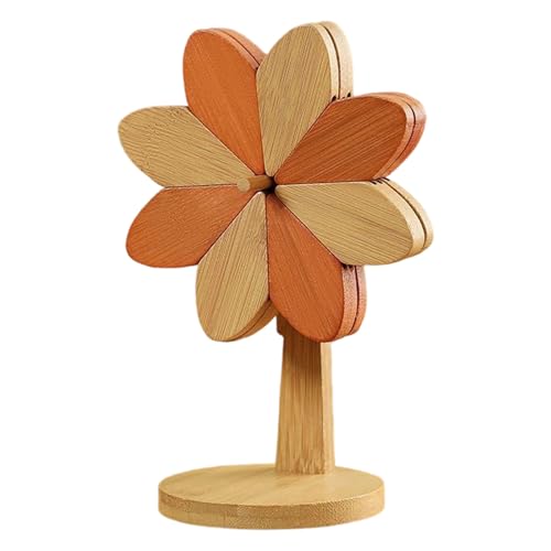Platzsparendes Untersetzer-Set aus Holz, Organizer für Küchenarbeitsplatten, heiße Gerichte, rutschfeste Tischuntersetzer von yanwuwa