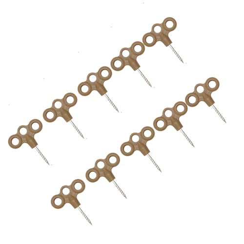 Reflektierende Camping-Schraubheringe, hohe Festigkeit, Basis mit verbessertem Halt, für Camping- und Wanderausrüstung, winddichte Zeltheringe, Edelstahl von yanwuwa