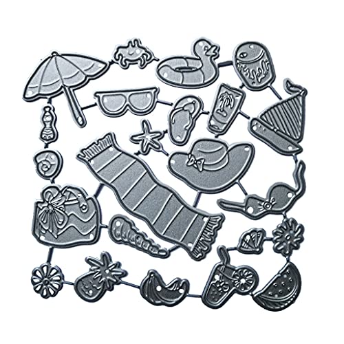 Schablonendruck-Form aus Karbonstahl, Strandbedarf, Karbonstahl, Prägung für Scrapbooking, Karten, Kunst Schablonendruck-Form aus Karbonstahl, Strandbedarf, Karbonstahl, Prägung für Scrapbooking, Karten, Kunst von yanwuwa