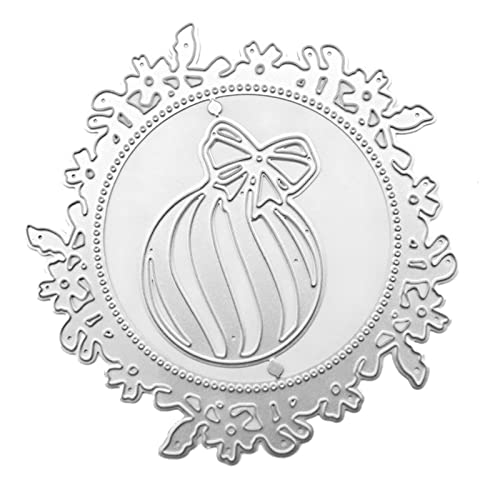 Stanzschablone mit Schleifenkranz, Karbonstahl, dekorative Prägeschablone für Kartenherstellung, Scrapbooking, Fotoalben Stanzschablone mit Schleifenkranz, Karbonstahl, dekorative Prägeschablone für Kartenherstellung, Scrapbooking, Fotoalben von yanwuwa