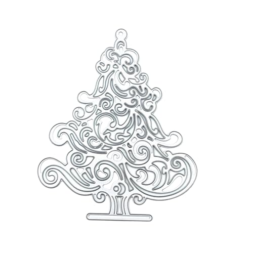 Weihnachtsbaum-Stanzschablone, Metall, Prägung für Scrapbooking, Alben, Karten, Fotodekorationen, Vorlage Weihnachtsbaum-Stanzschablone, Metall, Prägung für Scrapbooking, Alben, Karten, Fotodekorationen, Vorlage von yanwuwa