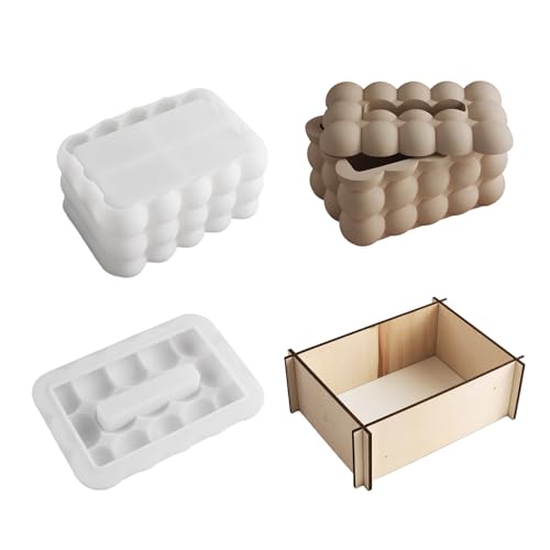 Wiederverwendbare Silikon-Tücherbox-Form für Epoxidharz-Bastelarbeiten und Schmuck-Aufbewahrungsbox-Designs Wiederverwendbare Silikon-Tücherbox-Form für Epoxidharz-Bastelarbeiten und Schmuck-Aufbewahrungsbox-Designs von yanwuwa