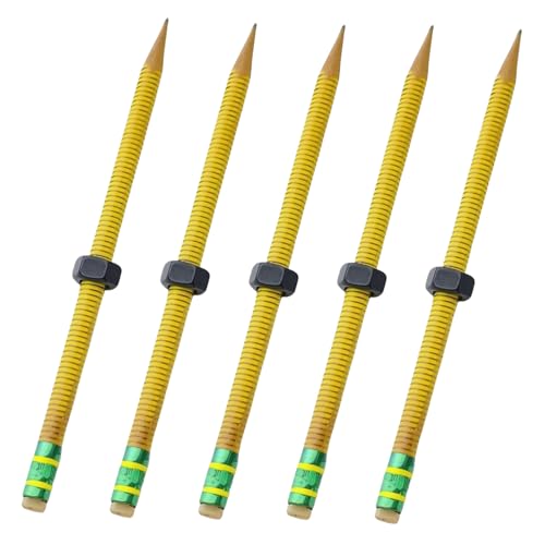 yanwuwa Leiser Gewindestift mit Gleitmutter für Konzentration, Stressabbau, Holz, sensorisches Schulbedarf, Schreibwerkzeug, Stressabbau, Bleistift für die Schule von yanwuwa