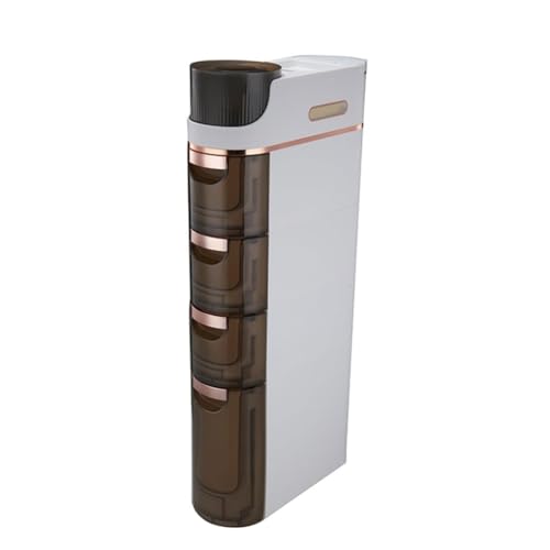 yanwuwa Skinny Badezimmer-Aufbewahrungsregal mit mehreren Schubladen und Taschentuchbox, schmaler Bodenschrank, Organizer für Toilettenartikel yanwuwa Skinny Badezimmer-Aufbewahrungsregal mit mehreren Schubladen und Taschentuchbox, schmaler Bodenschrank, Organizer für Toilettenartikel von yanwuwa