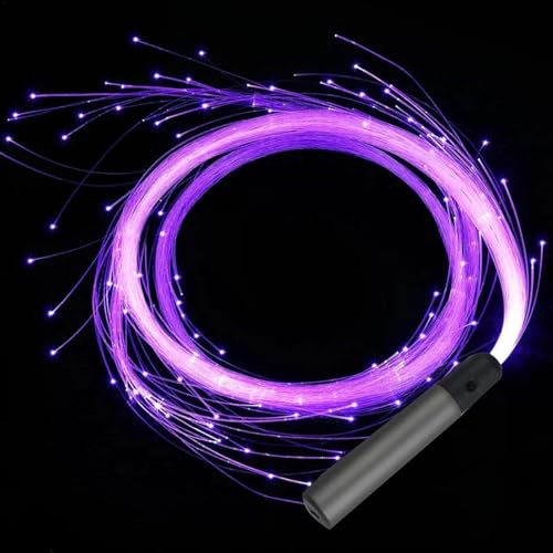 Peitsche Aus Glasfase LED Peitsche 360 Grad Drehbare Tanzpeitsche Wiederaufladbar Tanzpeitsche Superhelle Tanzpeitsche Mit 7 Lichtfarbwechseln Funkelndes Flussspielzeug von yanzisura