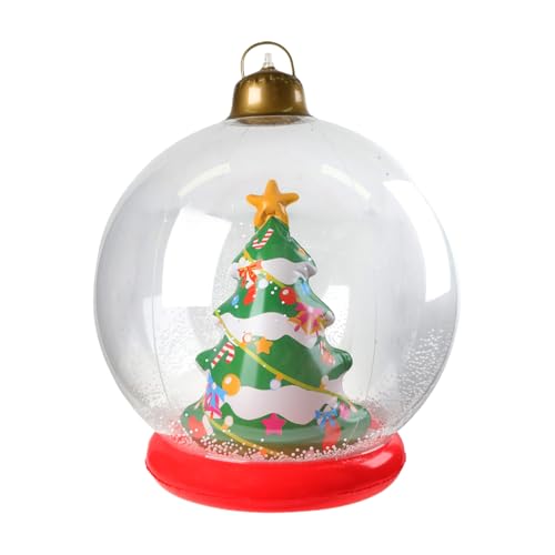 yanzisura Christbaumkugeln - Blasbare Weihnachtskugel Mit LED-Beleuchtung | Aufblasbare Weihnachtsation Für Innenbereich Winterfestes Neujahrsfest Garten Terrasse yanzisura Christbaumkugeln - Blasbare Weihnachtskugel Mit LED-Beleuchtung | Aufblasbare Weihnachtsation Für Innenbereich Winterfestes Neujahrsfest Garten Terrasse von yanzisura