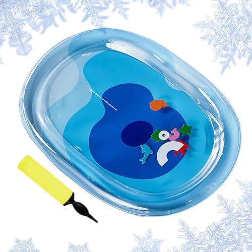 yanzisura Sensorische Wassermatte für Katzen, Wasserbett-Kühlmatte für Hunde mit Inflator, aufblasbares Haustierkühlendes Wasserbett, sensorisches Spielzeug für den Innenbereich, Zuhause, Reisen yanzisura Sensorische Wassermatte für Katzen, Wasserbett-Kühlmatte für Hunde mit Inflator, aufblasbares Haustierkühlendes Wasserbett, sensorisches Spielzeug für den Innenbereich, Zuhause, Reisen von yanzisura