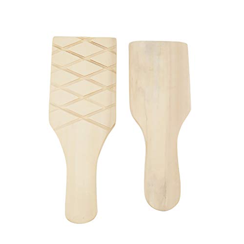 2 Stück Holz Tonpaddel, DIY Crafts Ceramic Tools Board Mudtool,Schlammwerkzeug, Abdeckung, Keramik, Holzskulptur, Keramik, Modellierwerkzeug, Zubehör, Töpferwerkzeug Geschenk zum Valentinstag von yaogohua