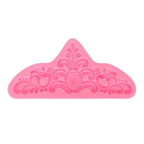 TOTITOM Silikonformen Mit Geprägtem Muster, Backform, Leicht zu Entformen, Hitzebeständig, Scroll-Bordüre, Spitzenformen, Gebäckform Für DIY-Kuchen Geschenk zum Valentinstag von yaogohua