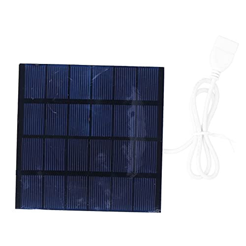 yaogohua TOTITOM 1,5 W 6 V Solarpanel, tragbares DIY-Solarlademodul, DIY-Solar-Ladegerät für wissenschaftliche Projekte, elektronische Anwendung, 110 x 110 mm von yaogohua