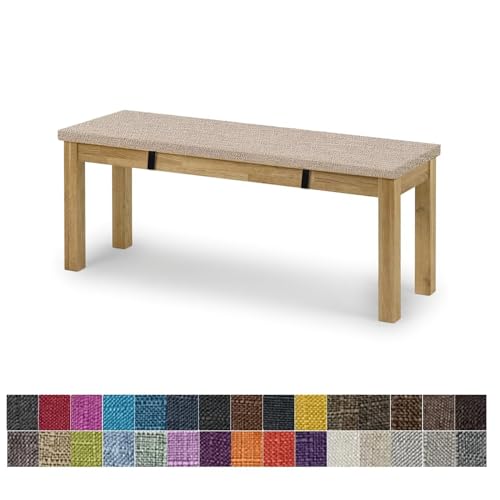 yaoumeo Bankauflage Sitzkissen,Bankkissen,120x40x5cm Gartenbank Auflage,Waschbar-Abnehmbarem,Mehrere Farbgrößen Verfügbar(Beige) von yaoumeo
