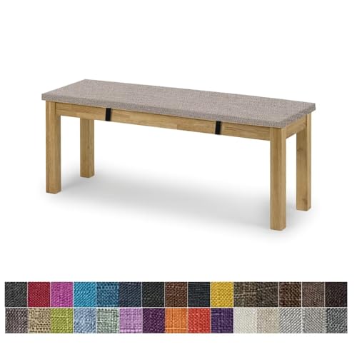 yaoumeo Bankauflage Sitzkissen,Bankkissen,140x30x5cm Gartenbank Auflage,Waschbar-Abnehmbarem,Mehrere Farbgrößen Verfügbar(Licht Grau) von yaoumeo