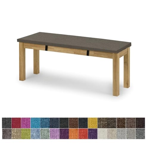 yaoumeo Bankauflage Sitzkissen,Bankkissen,80x40x5cm Gartenbank Auflage,Waschbar-Abnehmbarem,Mehrere Farbgrößen Verfügbar(Kaffee Grau) von yaoumeo