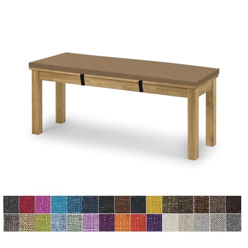 yaoumeo Bankauflage Sitzkissen,Bankkissen,90x55x5cm Gartenbank Auflage,Waschbar-Abnehmbarem,Mehrere Farbgrößen Verfügbar(Licht Braun) von yaoumeo