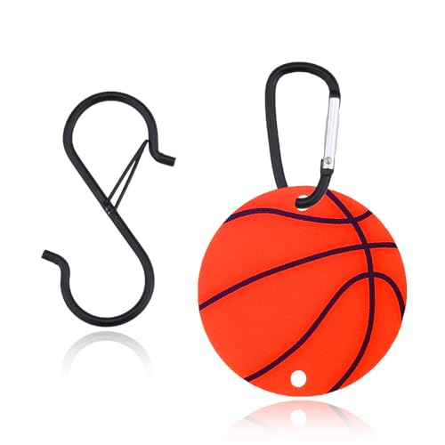 yaozeio Ball-Rucksack-Haken für Damen und Herren, Fans, Outdoor-Sportausrüstung für Freunde, Geburtstagsgeschenke für Freundin, Freund, Zaunzubehör, Haken (Basketball) von yaozeio