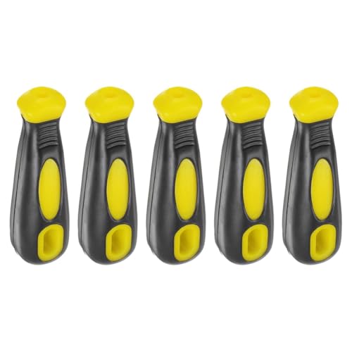 yasoe 5 Stück Feilengriff 4,25, Rundes und Rechteckiges Loch, Ergonomische Griffe für 6-Metallfeilen yasoe 5 Stück Feilengriff 4,25, Rundes und Rechteckiges Loch, Ergonomische Griffe für 6-Metallfeilen von yasoe