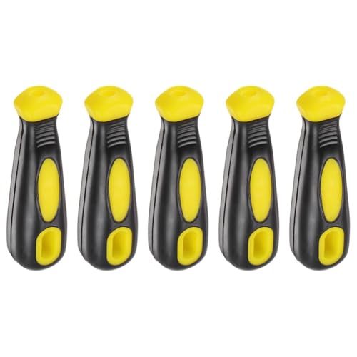 yasoe 5 Stück Feilengriff 4,25, Rundes und Rechteckiges Loch, Ergonomische Griffe für 8-Metallfeilen yasoe 5 Stück Feilengriff 4,25, Rundes und Rechteckiges Loch, Ergonomische Griffe für 8-Metallfeilen von yasoe
