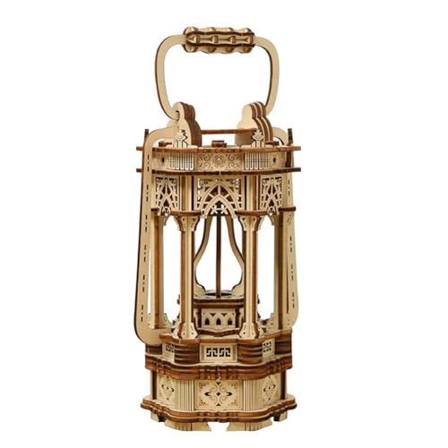 yasoe Dreidimensionale Holzmontage Retro-Lampe Handgemachte DIY Laterne Desktop Ornamente Antiken Stil yasoe Dreidimensionale Holzmontage Retro-Lampe Handgemachte DIY Laterne Desktop Ornamente Antiken Stil von yasoe