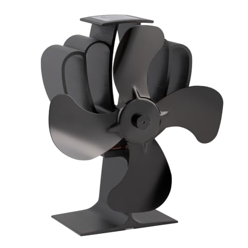 yasoe Kaminventilator mit 4 Flügeln, Wärmebetriebener Ofenventilator für/Holzbrenner/Kaminventilator Zirkuliert Effizient Warme Luft yasoe Kaminventilator mit 4 Flügeln, Wärmebetriebener Ofenventilator für/Holzbrenner/Kaminventilator Zirkuliert Effizient Warme Luft von yasoe