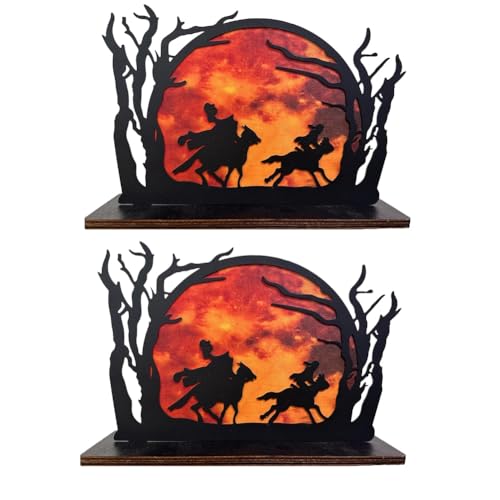 yasoe Kopfloser Reiter Silhouette Halloween Schreibtisch Dekoration, Kopfloser Reiter Silhouette Statue mit Hintergrund yasoe Kopfloser Reiter Silhouette Halloween Schreibtisch Dekoration, Kopfloser Reiter Silhouette Statue mit Hintergrund von yasoe