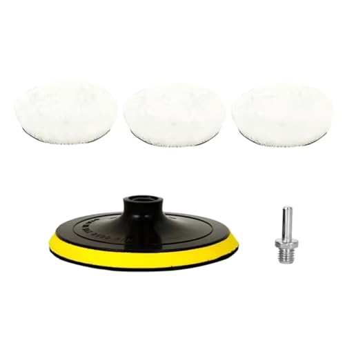 yasoe Polierwerkzeug-Set, Polierpad, Auto-Wachsschwamm, Scheibe, Wollrad, Autolackpflege, Polierpads für Autopolierer yasoe Polierwerkzeug-Set, Polierpad, Auto-Wachsschwamm, Scheibe, Wollrad, Autolackpflege, Polierpads für Autopolierer von yasoe