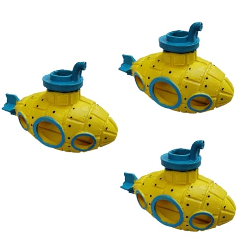 yasoe U-Boot-Ornamente Aus Kunstharz, Unterschlupf für Fische und, Landschaftsbau-Zubehör, Geeignet Als Dekoration für Aquarien C yasoe U-Boot-Ornamente Aus Kunstharz, Unterschlupf für Fische und, Landschaftsbau-Zubehör, Geeignet Als Dekoration für Aquarien C von yasoe