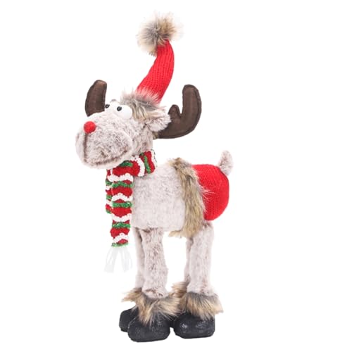 yasoe Weihnachtspuppe, Süße, Einziehbare Weihnachtspuppe, Fenster-Requisiten, Dekoration für Zuhause, Innenbereich, Feiertagsdekor A yasoe Weihnachtspuppe, Süße, Einziehbare Weihnachtspuppe, Fenster-Requisiten, Dekoration für Zuhause, Innenbereich, Feiertagsdekor A von yasoe