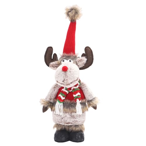 yasoe Weihnachtspuppe, Süße, Einziehbare Weihnachtspuppe, Fenster-Requisiten, Dekoration für Zuhause, Innenbereich, Feiertagsdekor B yasoe Weihnachtspuppe, Süße, Einziehbare Weihnachtspuppe, Fenster-Requisiten, Dekoration für Zuhause, Innenbereich, Feiertagsdekor B von yasoe