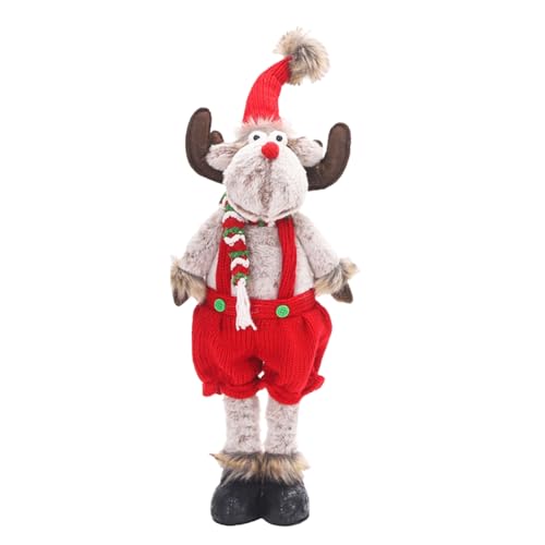 yasoe Weihnachtspuppe, Süße, Einziehbare Weihnachtspuppe, Fenster-Requisiten, Dekoration für Zuhause, Innenbereich, Feiertagsdekor C yasoe Weihnachtspuppe, Süße, Einziehbare Weihnachtspuppe, Fenster-Requisiten, Dekoration für Zuhause, Innenbereich, Feiertagsdekor C von yasoe