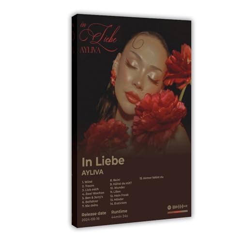 AYLIVA Poster, hübsches Sänger-Pop-Musikalbum in Liebe, Cover-Fans, Geschenk, Leinwand-Poster, Schlafzimmer, Dekoration, Landschaft, Büro, Raumdekoration, Geschenk, 60 x 90 cm AYLIVA Poster, hübsches Sänger-Pop-Musikalbum in Liebe, Cover-Fans, Geschenk, Leinwand-Poster, Schlafzimmer, Dekoration, Landschaft, Büro, Raumdekoration, Geschenk, 60 x 90 cm von yatxag