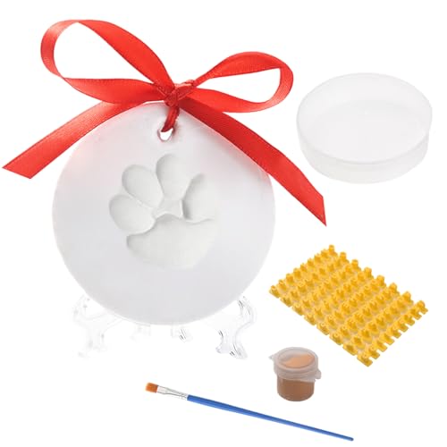 Abdruck-Set 'Haustierabdruck - PUTTY LUFT DRY, MEMERIAL SLABA | Token Souvenir -mit Display-Hakenrahmen, Designboot bis ohne für die von ycezw
