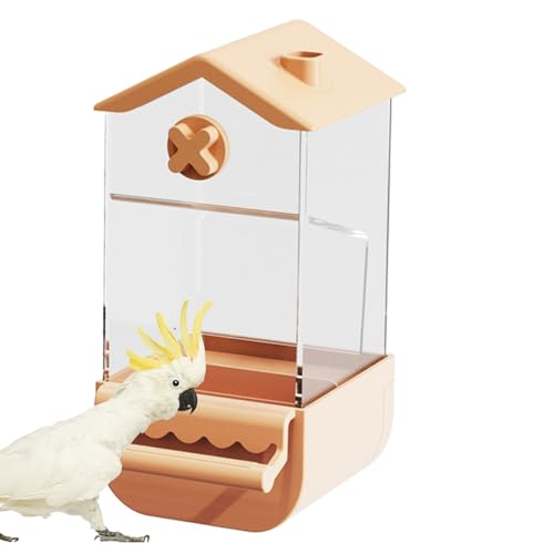 Automatischer Lebensmittelverteiler für Käfig: Schilder für Innenperücken - Anti-Hurstbehälter für Karten und Perücken mit Verteilung von ycezw