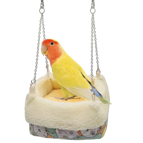 Bird of Bird Käfig für warme Vögel, superweiche Hängematte für Haustiere, hängende Vögel, Käfig, warmes Winterbett, Papageienhaus, Hütte, Zelt, Vogelkäfig Bird of Bird Käfig für warme Vögel, superweiche Hängematte für Haustiere, hängende Vögel, Käfig, warmes Winterbett, Papageienhaus, Hütte, Zelt, Vogelkäfig von ycezw