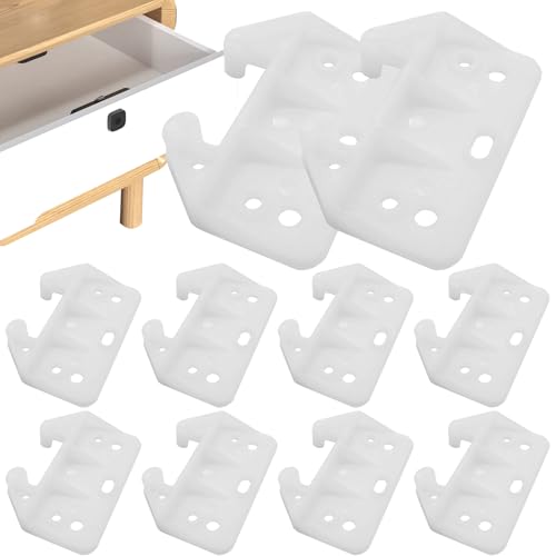 Box Schiebeguide | Möbel Rillenstopper | Hohe Festigkeit Montagehalterungen für Ausrichtung und Stabilität | Ersatzkasten-Hardware für Kommoden Schränke Hutches Drawer Systeme Holzmöbel R Box Schiebeguide | Möbel Rillenstopper | Hohe Festigkeit Montagehalterungen für Ausrichtung und Stabilität | Ersatzkasten-Hardware für Kommoden Schränke Hutches Drawer Systeme Holzmöbel R von ycezw