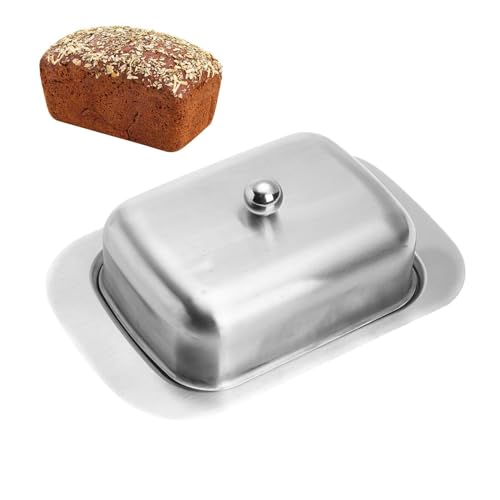 Butterdose mit Deckel - Butterdose für Kühlschrank und Butterdose, rutschfeste Butterschale | Rutschfeste Aufbewahrung für westliche/orientalische Butter, p Butterdose mit Deckel - Butterdose für Kühlschrank und Butterdose, rutschfeste Butterschale | Rutschfeste Aufbewahrung für westliche/orientalische Butter, p von ycezw