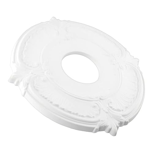 Deckenleuchte Medaillon - Modernes Muster Trim Design, malt glatte Oberfläche | Sichere Decke Akzent mit leichter Öffnung für Hausbesitzer installieren Armaturen in Hotels, Wohnzimmer oder von ycezw