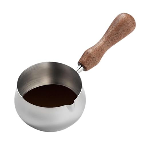 Espresso Extraktions-Tasse, Kaffee-Becher - Edelstahl Kaffeetassen | Espresso-Kaffeetassen mit Griffen, Espresso-Kaffeezubehör für Kaffee, Bar, Zuhause von ycezw