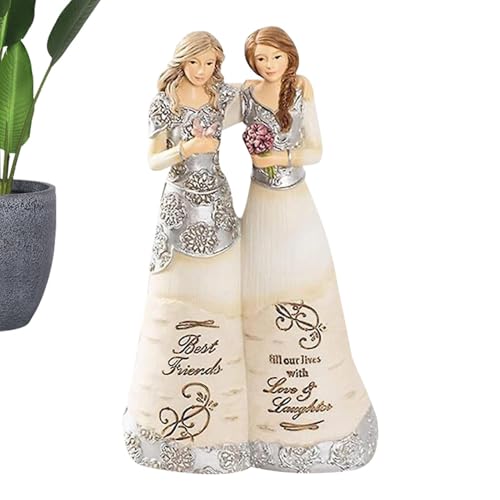Freundschaft Engel Figurines Statue Dekor | Elegante Memorial Engel Sculpture Geschenk für Freundschaft und Schwesterschaft perfekt für Regal Mantel oder Schreibtisch ein herzliches Symbol für Freundschaft Engel Figurines Statue Dekor | Elegante Memorial Engel Sculpture Geschenk für Freundschaft und Schwesterschaft perfekt für Regal Mantel oder Schreibtisch ein herzliches Symbol für von ycezw